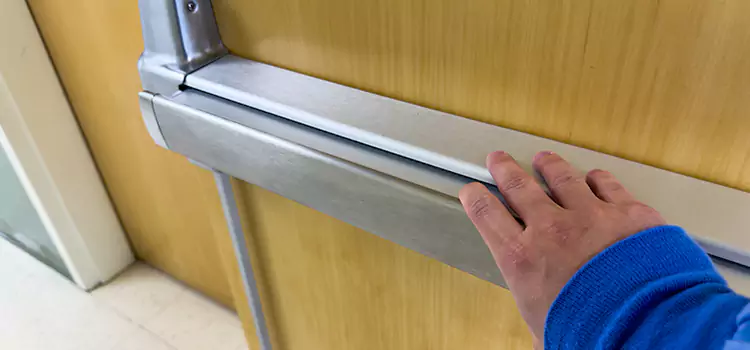 Installing a Push Bar on a Door Youngstown